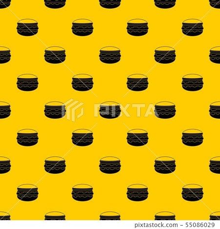 Burger pattern vector 55086029