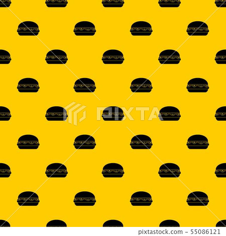 Burger pattern vector 55086121