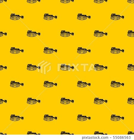 Excavator with hydraulic hammer pattern vector Excavator with hydraulic hammer pattern vector 55086563