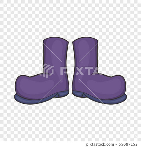 Rubber boots icon in cartoon style Rubber boots icon in cartoon style 55087152