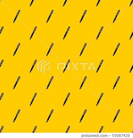 Black fountain pen pattern vector 55087420