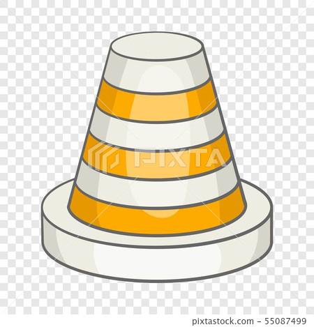 Traffic cone icon, cartoon style Traffic cone icon, cartoon style 55087499