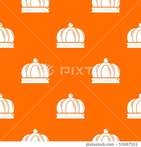 Empire crown pattern vector orange Empire crown pattern vector orange 55087501