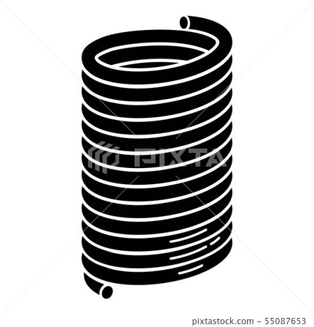 Compression spring icon, simple style 55087653