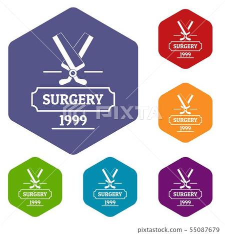 Medicine icons vector hexahedron Medicine icons vector hexahedron 55087679