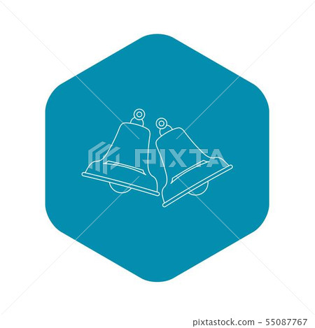 Bells icon , outline style Bells icon , outline style 55087767