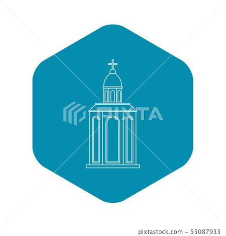 Church icon , outline style Church icon , outline style 55087933