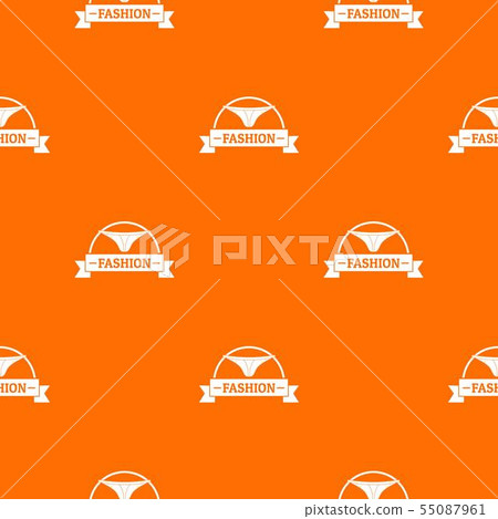 Underpant fashion pattern vector orange 55087961