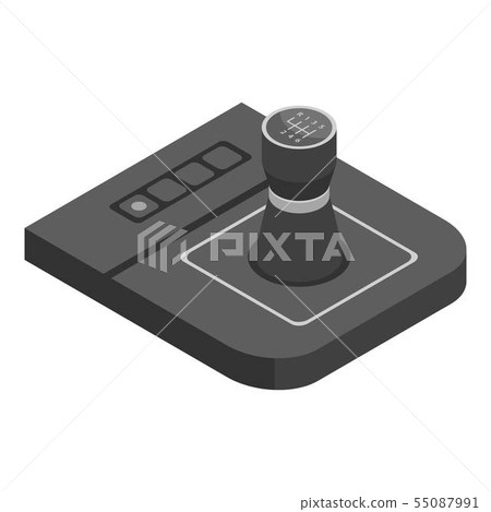 Sport gearbox icon, isometric style 55087991