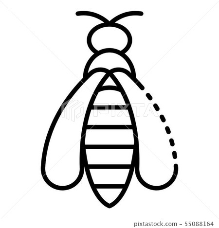 Wild wasp icon, outline style Wild wasp icon, outline style 55088164