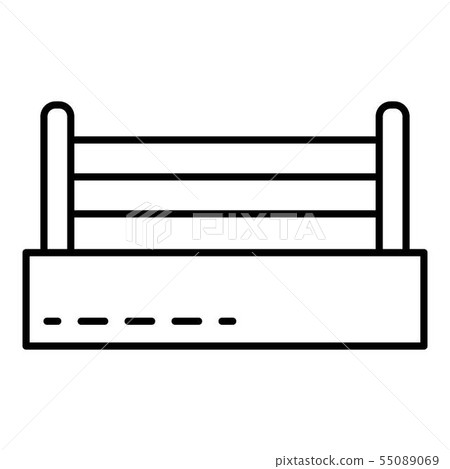 Boxing ring icon, outline style 55089069
