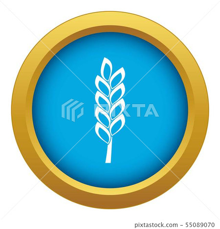 One spike icon blue vector isolated 55089070