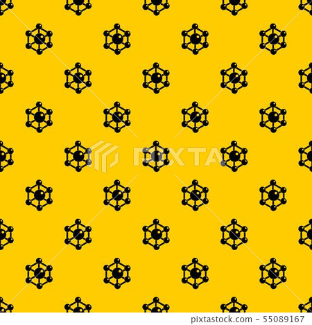 Chemical and physical molecules pattern vector 55089167