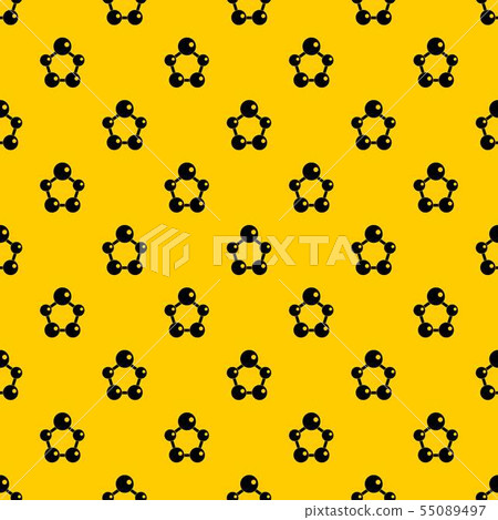 Chemical and physical molecules pattern vector 55089497
