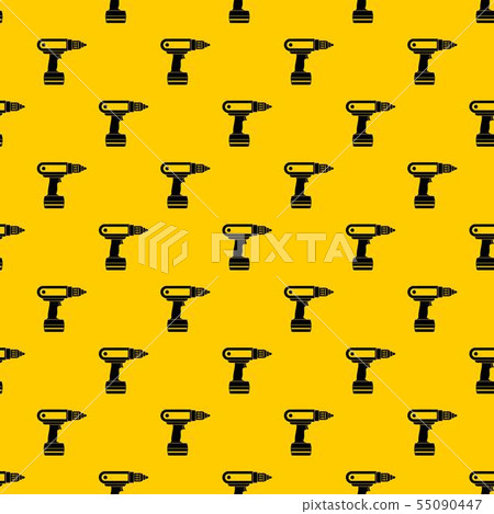Electric screwdriver drill pattern vector Electric screwdriver drill pattern vector 55090447
