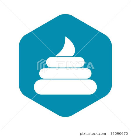 Turd icon, simple style Turd icon, simple style 55090670
