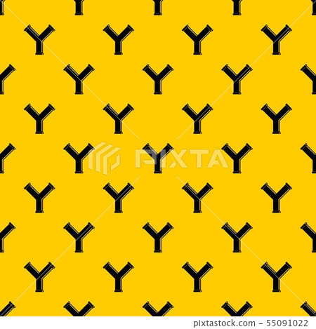Joint pipe in form Y letter pattern vector 55091022