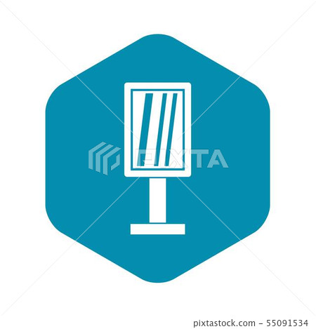 Advertising stand icon, simple style 55091534