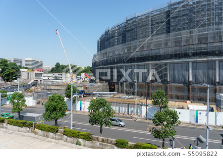 新國家體育場正在建設中 新國家體育場正在建設中 55095822