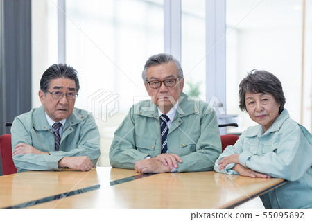 employee, person, senior 55095892