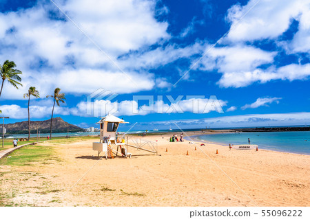 <<夏威夷>>來自Diamond Head和Waikiki Magic Island <<夏威夷>>來自Diamond Head和Waikiki Magic Island 55096222