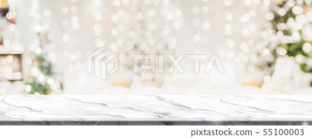 Christmas background of marble table top with 55100003