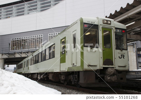 Winter Iiyama Line Kiha 110（飯山站） 55101268