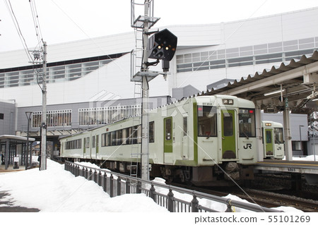 Winter Iiyama Line Kiha 110（飯山站） 55101269