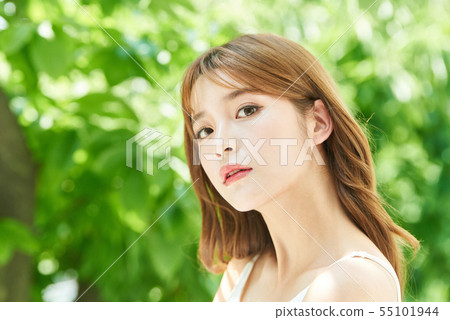Female Beauty Fresh green 55101944