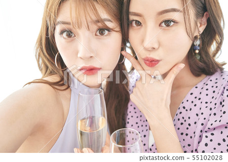 Women selfie party Women selfie party 55102028
