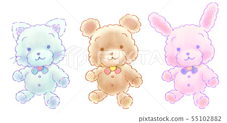 手繪風格·Moko Moco毛絨玩具 手繪風格·Moko Moco毛絨玩具 55102882