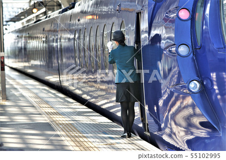 Nankai Electric Railway Rapito female conductor 55102995