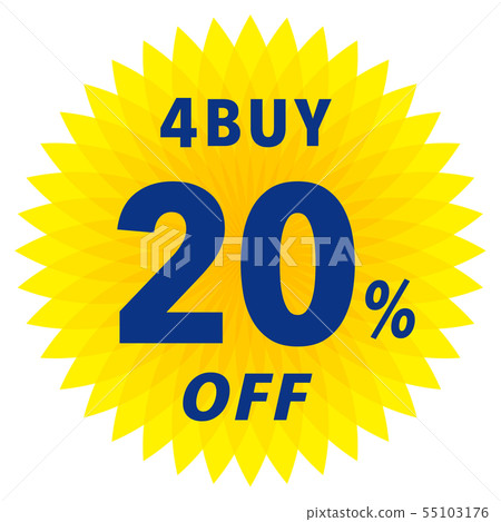 4BUY 20%OFF標籤 4BUY 20%OFF標籤 55103176