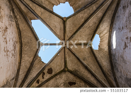 Deterioration of the Gothic vaults of the abandoned convent of San Antonio de Padua, Garrovillas de 55103517