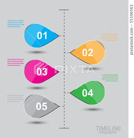 Time line Info-graphic design template. Time line Info-graphic design template. 55106563