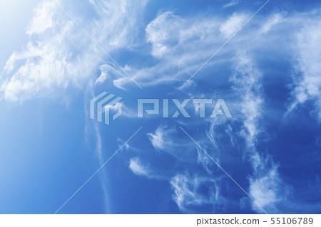Blue sky background with white clouds. Blue sky background with white clouds. 55106789