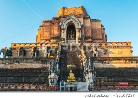 Wat Chedi Luang Temple, Chiang Mai, Thailand Wat Chedi Luang Temple, Chiang Mai, Thailand 55107257