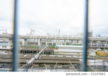在Fudosaka附近的Tabata Station南口檢票口 55107661