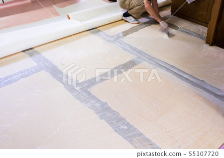 室內工作伸展粘合用於粘合墊層的工作 55107720