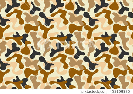 Military brown camouflage pattern Military brown camouflage pattern 55109580