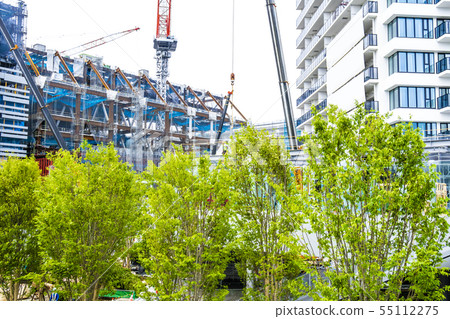 Construction site of condominium / building Construction site of condominium / building 55112275