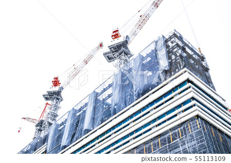 Construction site of condominium / building Construction site of condominium / building 55113109