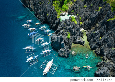 Spectacular landscape of El Nido in Philippines 55113762