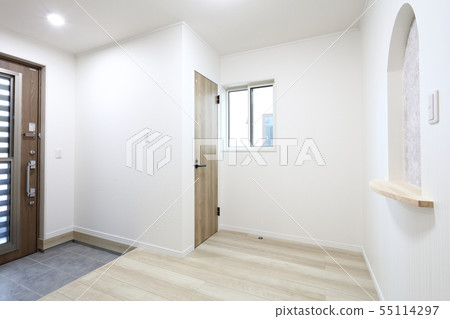 Newly built housing entrance image 55114297