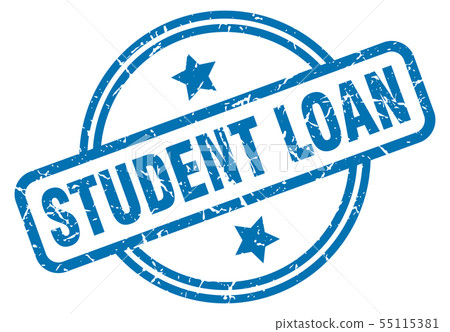 student loan grunge stamp student loan grunge stamp 55115381