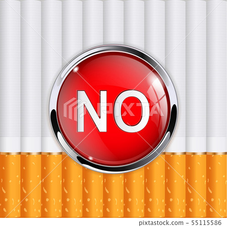 Cigarettes backgroud with Stop symbol 55115586