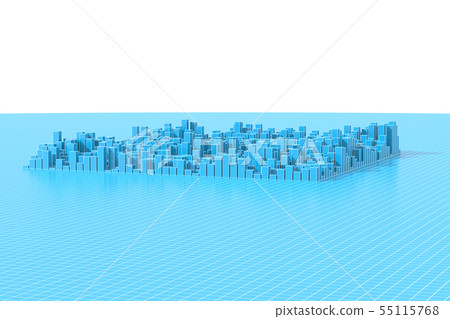 城市規劃，網格上方的城市形象 55115768