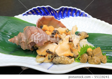 Delicious mussel sashimi Delicious mussel sashimi 55119241
