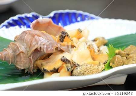 Delicious mussel sashimi Delicious mussel sashimi 55119247