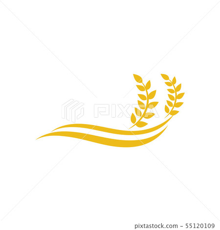 Agriculture wheat vector 55120109